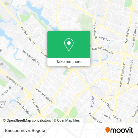 Bancoomeva map