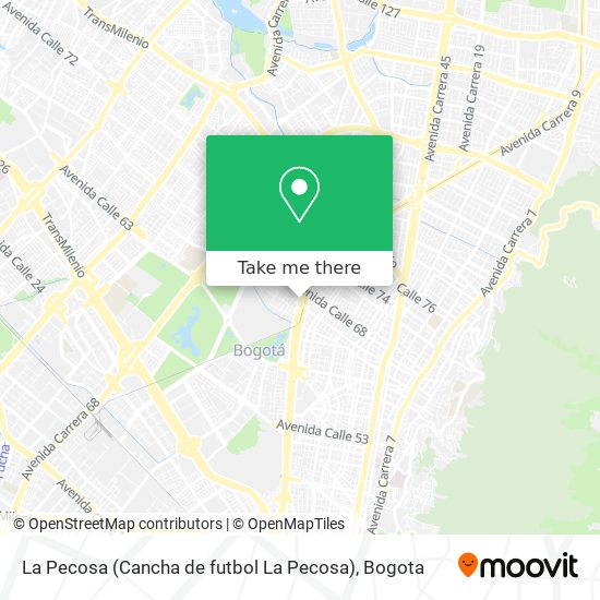 La Pecosa (Cancha de futbol La Pecosa) map