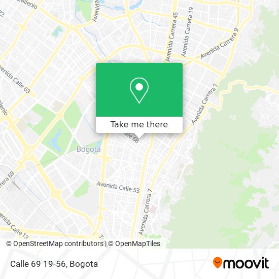 Calle 69 19-56 map