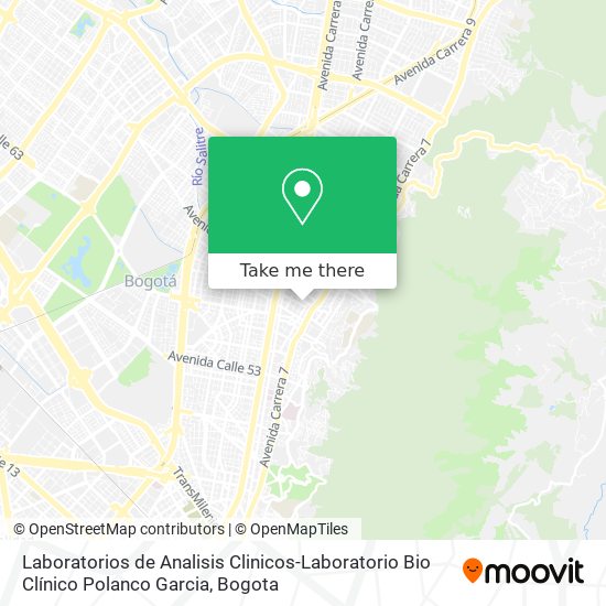 Laboratorios de Analisis Clinicos-Laboratorio Bio Clínico Polanco Garcia map
