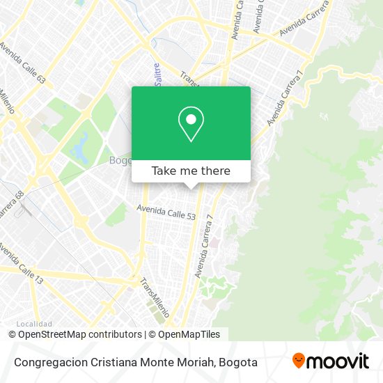 Congregacion Cristiana Monte Moriah map