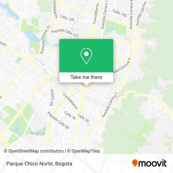 Parque Chico Norte map