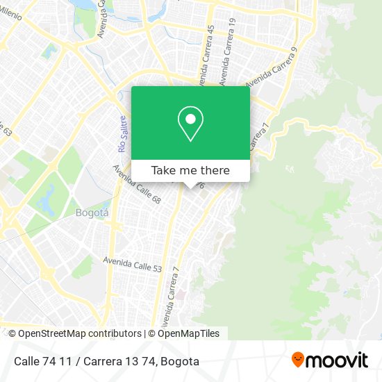 Calle 74 11 / Carrera 13 74 map