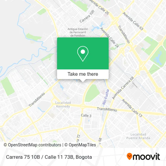 Carrera 75 10B / Calle 11 73B map