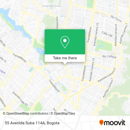 55 Avenida Suba 114A map