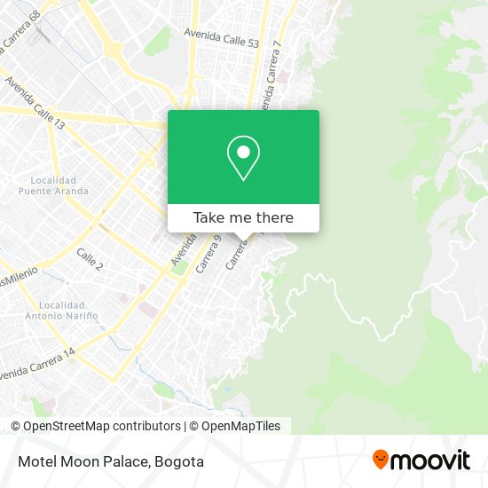 Mapa de Motel Moon Palace