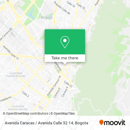 Avenida Caracas / Avenida Calle 32 14 map