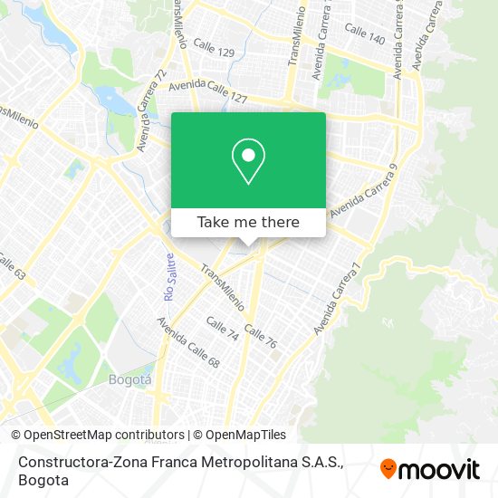 Constructora-Zona Franca Metropolitana S.A.S. map