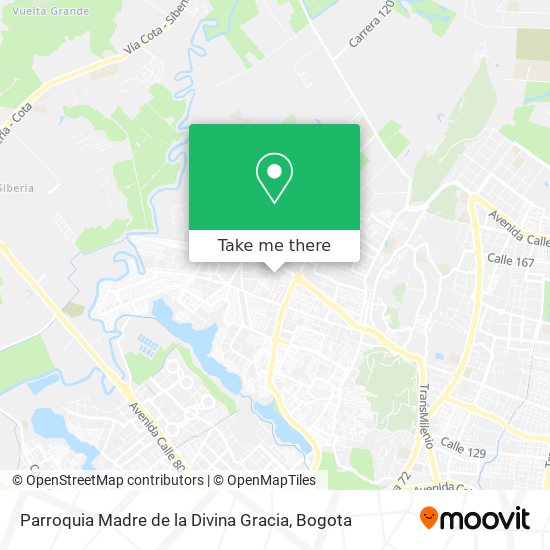 Mapa de Parroquia Madre de la Divina Gracia
