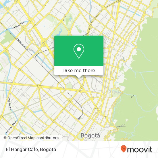 El Hangar Café map