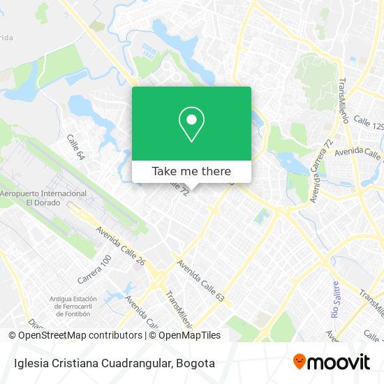 Iglesia Cristiana Cuadrangular map