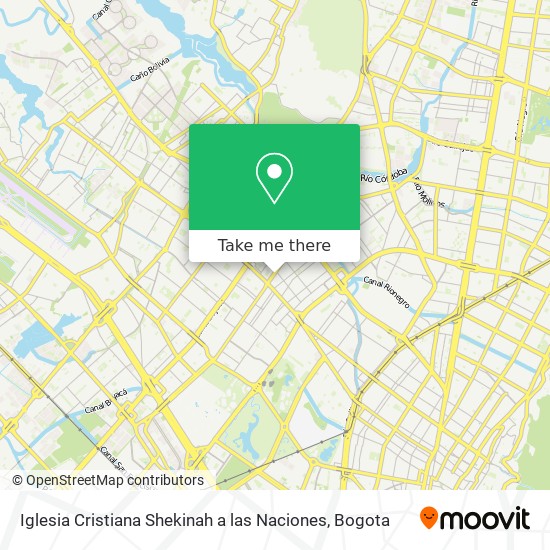 Iglesia Cristiana Shekinah a las Naciones map
