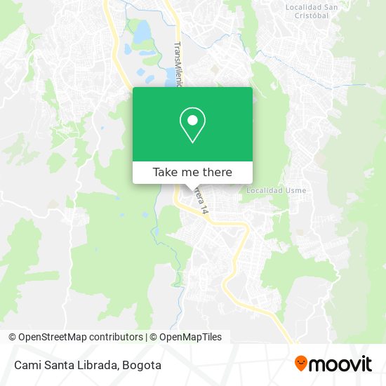 Cami Santa Librada map