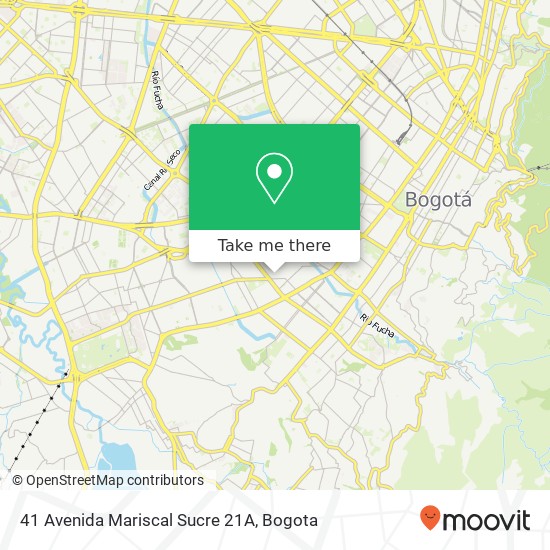 41 Avenida Mariscal Sucre 21A map