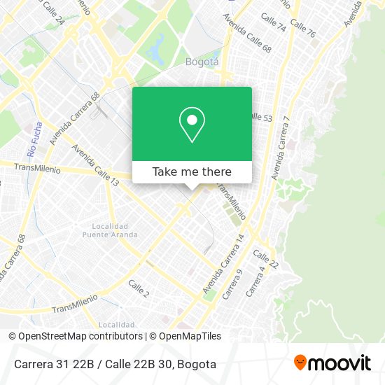 Carrera 31 22B / Calle 22B 30 map