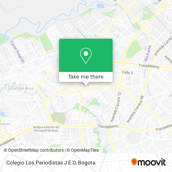 Colegio Los Periodistas J E D map