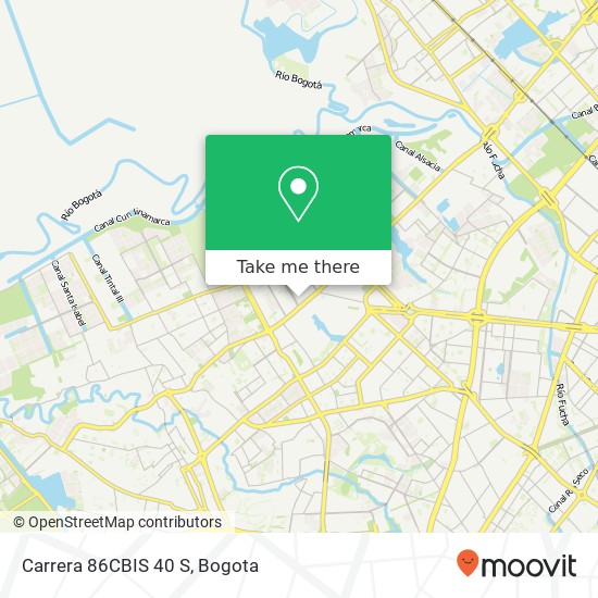 Mapa de Carrera 86CBIS 40 S