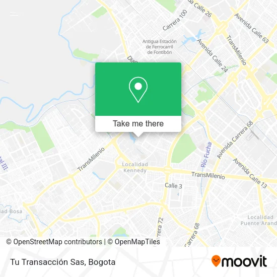 Tu Transacción Sas map