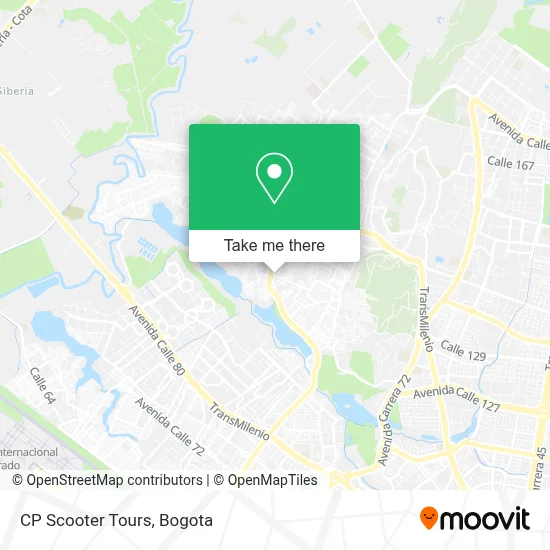 CP Scooter Tours map