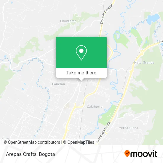 Arepas Crafts map