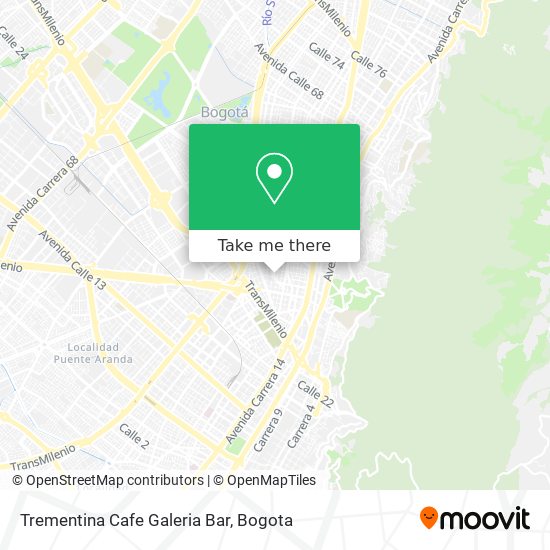 Trementina Cafe Galeria Bar map
