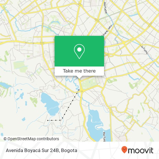 Mapa de Avenida Boyacá Sur 24B