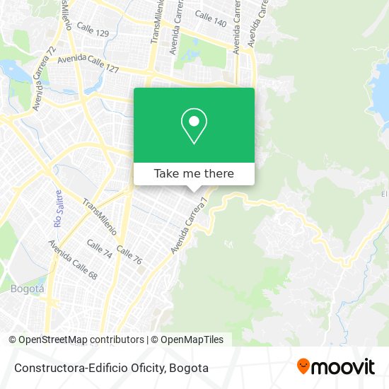 Mapa de Constructora-Edificio Oficity