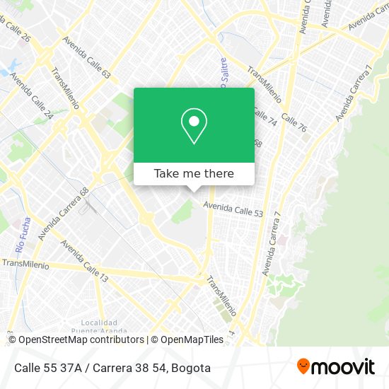 Calle 55 37A / Carrera 38 54 map