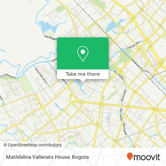 Mapa de Matildelina Vallenato House