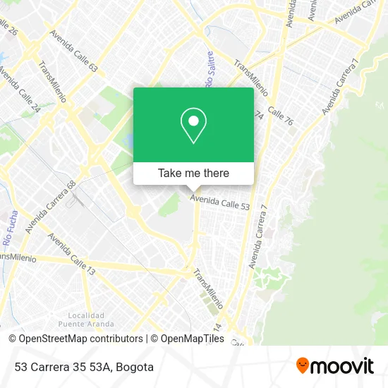 Mapa de 53 Carrera 35 53A