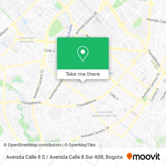 Avenida Calle 8 S / Avenida Calle 8 Sur 40B map