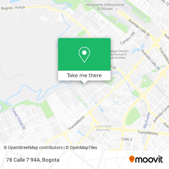 Mapa de 78 Calle 7 94A