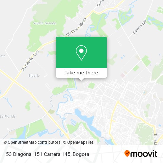 53 Diagonal 151 Carrera 145 map