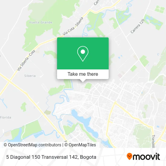 Mapa de 5 Diagonal 150 Transversal 142