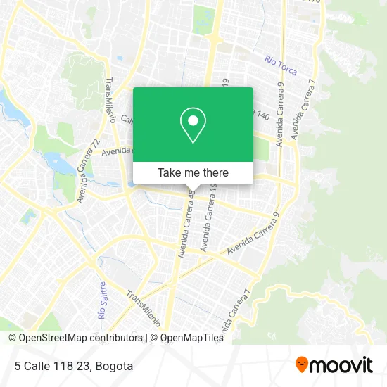 5 Calle 118 23 map