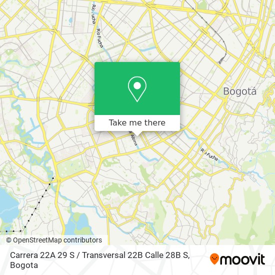 Carrera 22A 29 S / Transversal 22B Calle 28B S map