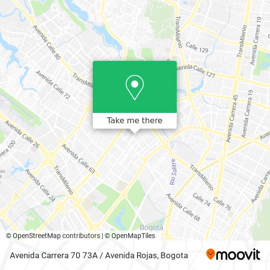 Avenida Carrera 70 73A / Avenida Rojas map