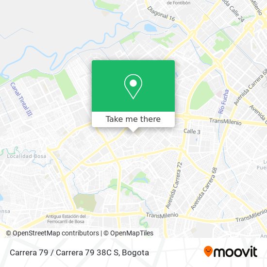 Carrera 79 / Carrera 79 38C S map