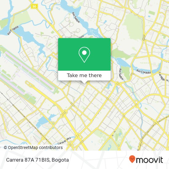 Mapa de Carrera 87A 71BIS