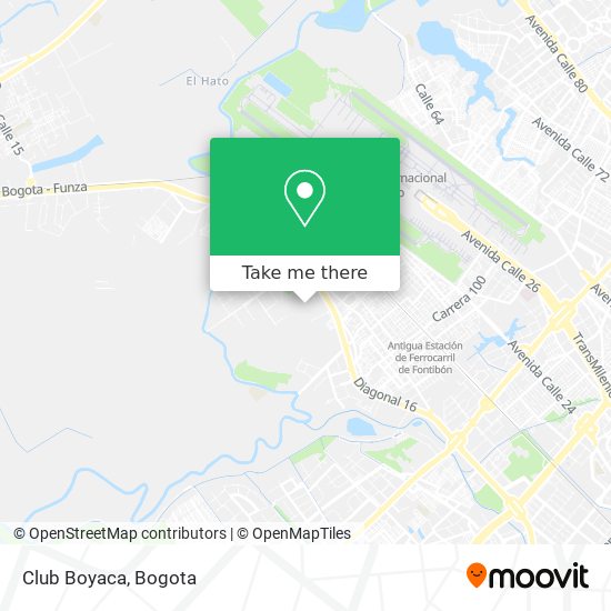 Club Boyaca map