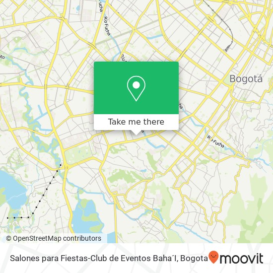 Salones para Fiestas-Club de Eventos Baha´I map