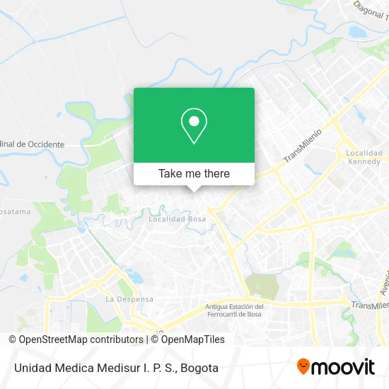Unidad Medica Medisur I. P. S. map
