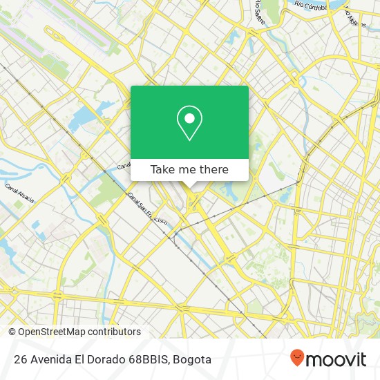 26 Avenida El Dorado 68BBIS map