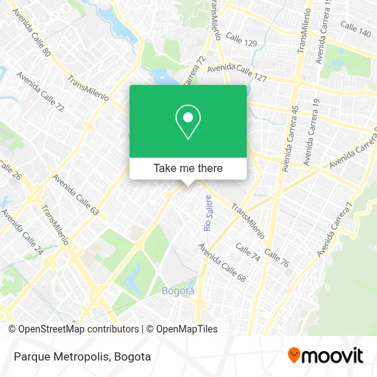 Parque Metropolis map