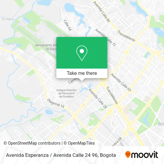 Mapa de Avenida Esperanza / Avenida Calle 24 96