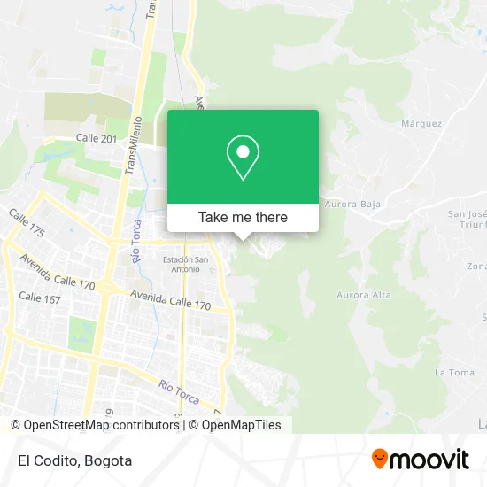 El Codito map