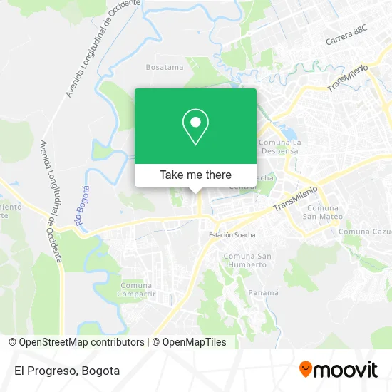 El Progreso map
