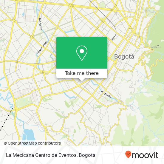 La Mexicana Centro de Eventos map