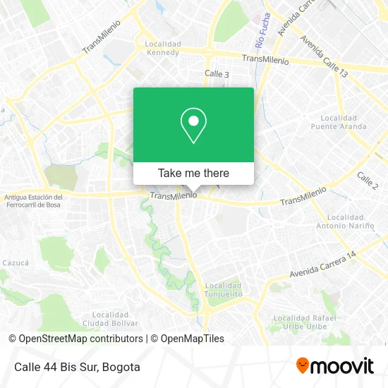 Calle 44 Bis Sur map