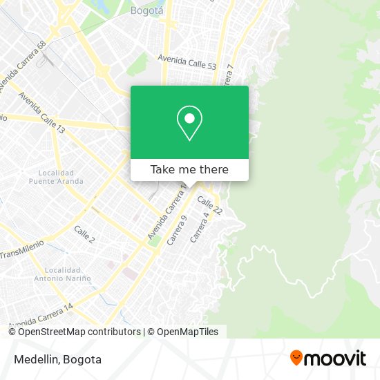 Medellin map